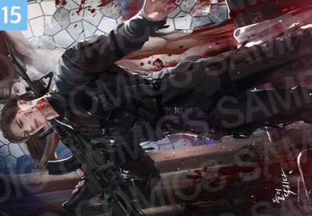 [Pre-order] [20th Anniversary] Illustration Suede Poster + L Holder 01