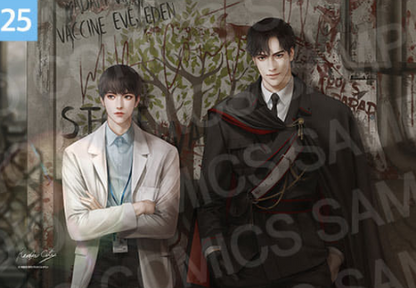 [Pre-order] [20th Anniversary] Illustration Suede Poster + L Holder 01