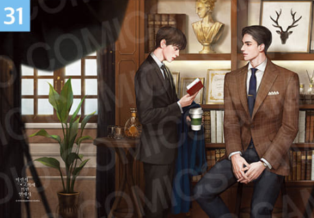 [Pre-order] [20th Anniversary] Illustration Suede Poster + L Holder 01