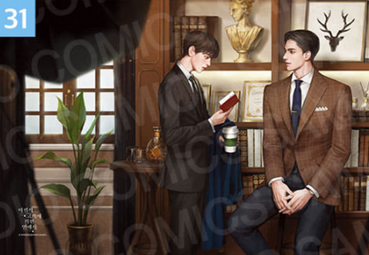 [Pre-order] [20th Anniversary] Illustration Suede Poster + L Holder 01