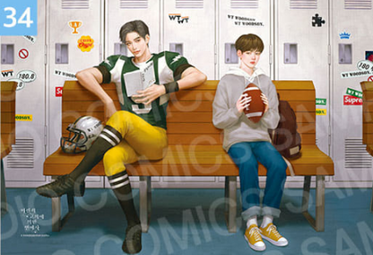 [Pre-order] [20th Anniversary] Illustration Suede Poster + L Holder 01