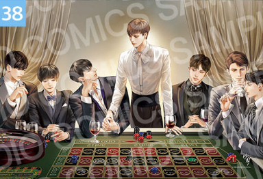 [Pre-order] [20th Anniversary] Illustration Suede Poster + L Holder 01