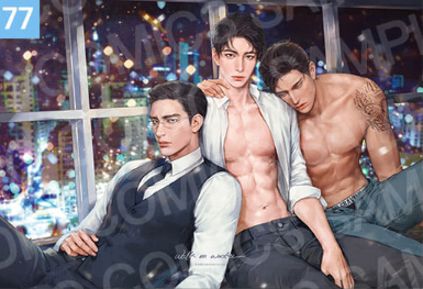 [Pre-order] [20th Anniversary] Illustration Suede Poster + L Holder 02