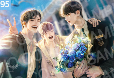 [Pre-order] [20th Anniversary] Illustration Suede Poster + L Holder 02