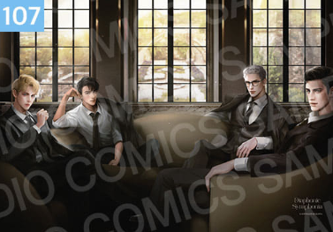 [Pre-order] [20th Anniversary] Illustration Suede Poster + L Holder 02