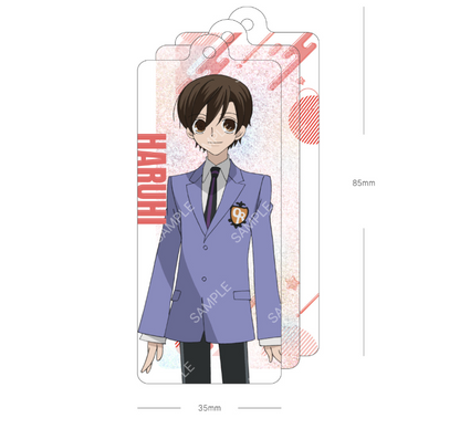 Ouran High School Social Club - Glitter Acrylic Keyring
