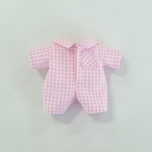 10cm Doll Pastel Check Jumpsuit