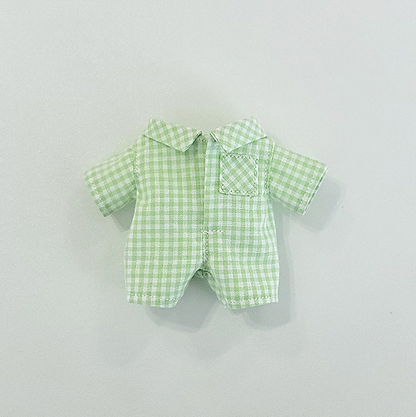 10cm Doll Pastel Check Jumpsuit