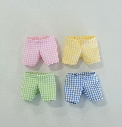 10cm Doll Pastel Check Pant