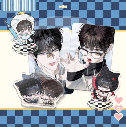 [Pre-order] Eighteen's Bed:  Acrylic Block Set, Mini Acrylic Stand