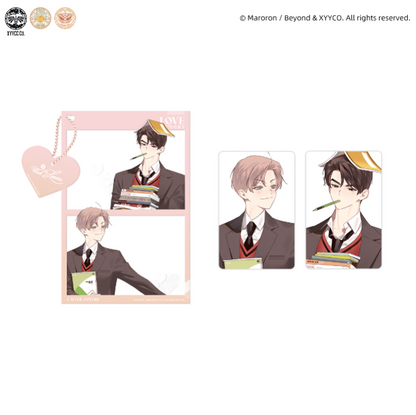 4 Week Lovers Schooldays Acrylic Clear Card Charm Set