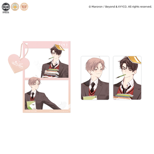 4 Week Lovers Schooldays Acrylic Clear Card Charm Set