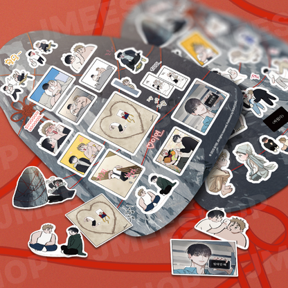 Red Thread Quest Sticker Set