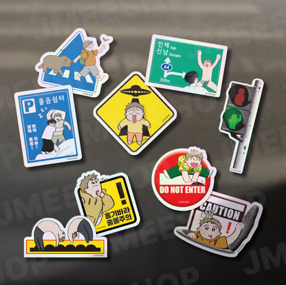 Red Thread Quest SD Road Sign Sticker Pack