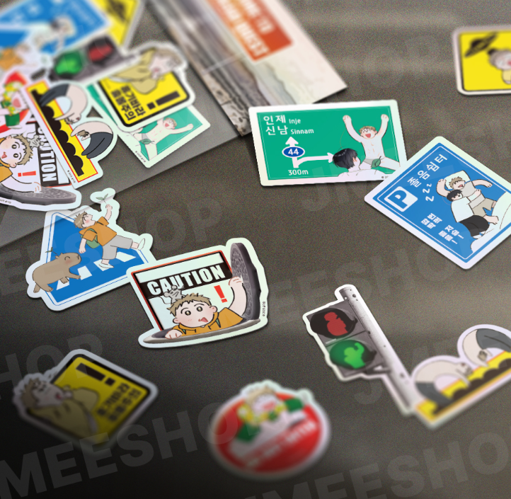 Red Thread Quest SD Road Sign Sticker Pack