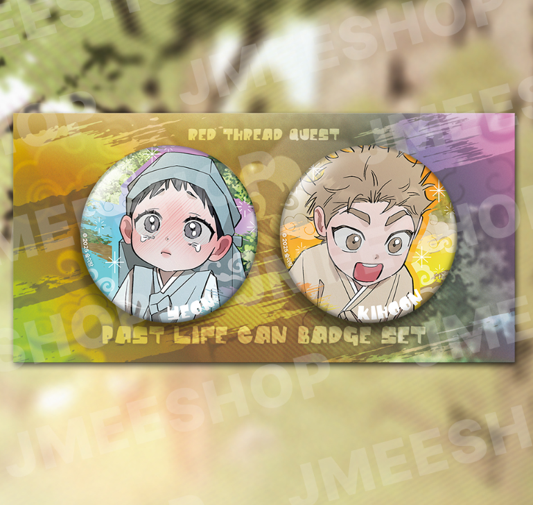 Red Thread Quest Can Badge Set