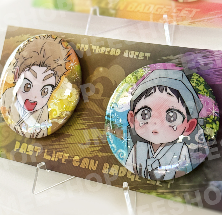 Red Thread Quest Can Badge Set