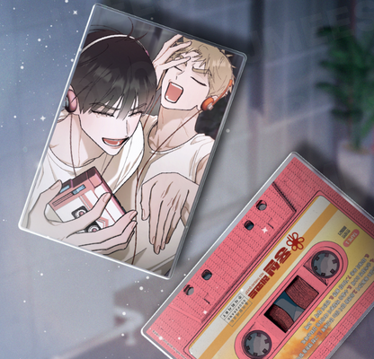 Red Thread Quest Cassette Acrylic Block