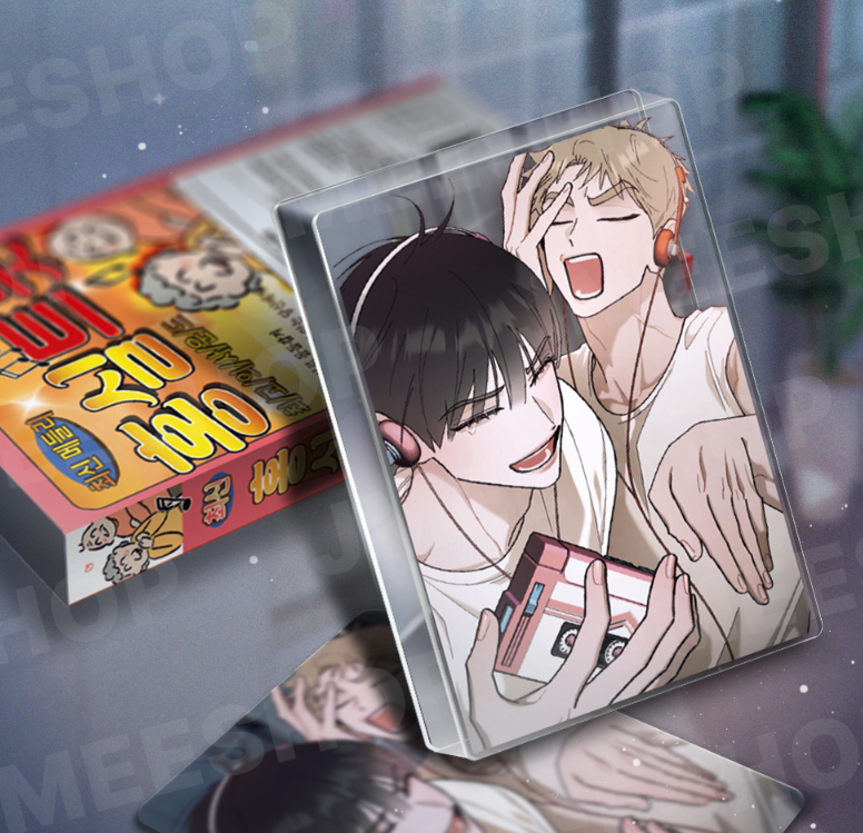 Red Thread Quest Cassette Acrylic Block