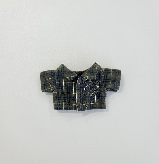 10cm Doll Vintage Check Shirt