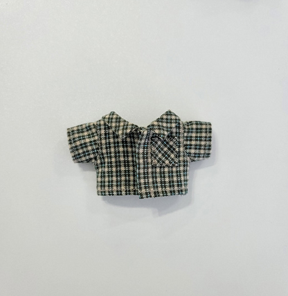 10cm Doll Vintage Check Shirt