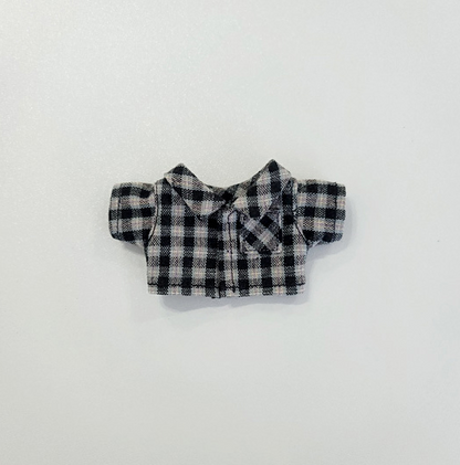 10cm Doll Vintage Check Shirt