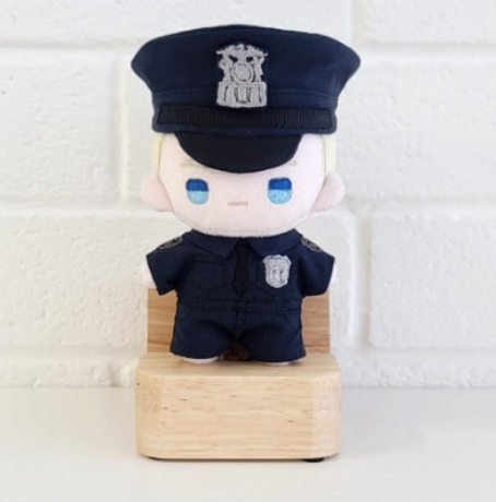 10 cm Doll Police Uniform