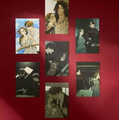 [PRE-ORDER] Tears on a Withered Flowers Illustration Postcard Book (19+)