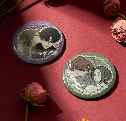 Tears on a Withered Flowers Can Badge (Random)