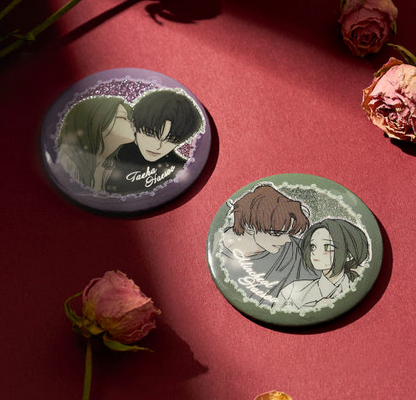 Tears on a Withered Flowers Can Badge (Random)