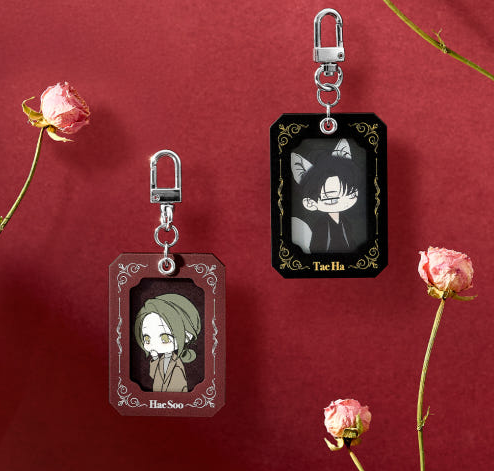 Tears on a Withered Flowers SD Card Holder Keychain