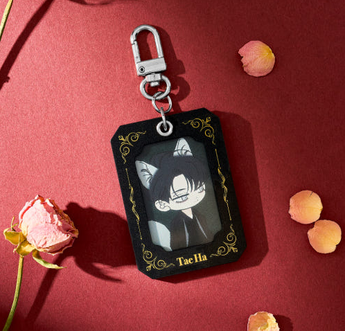 Tears on a Withered Flowers SD Card Holder Keychain