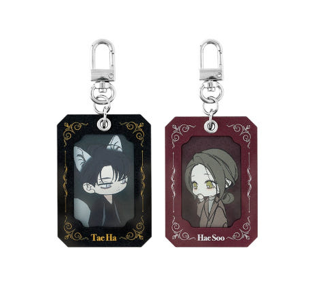 Tears on a Withered Flowers SD Card Holder Keychain