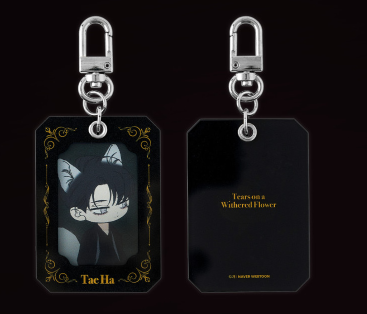Tears on a Withered Flowers SD Card Holder Keychain