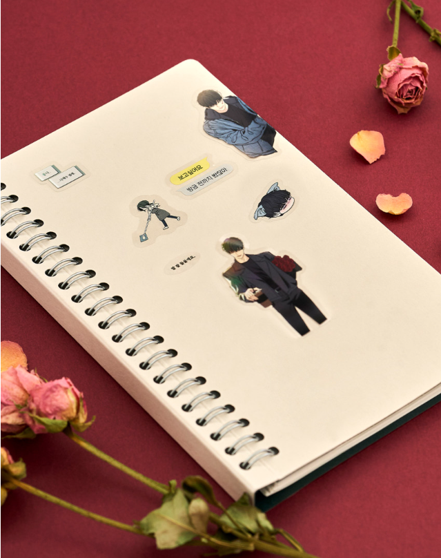 Tears on a Withered Flowers Decorative Stickers