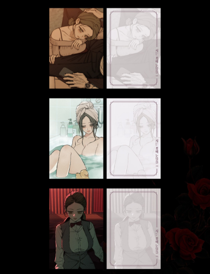 [PRE-ORDER] Tears on a Withered Flowers Illustration Postcard Book (19+)