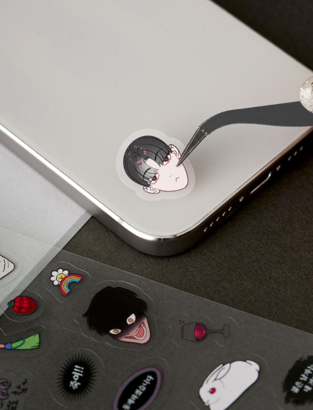 Killer Peter Transparent Sticker Set