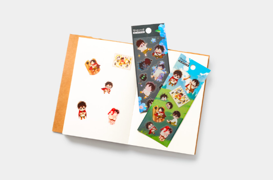 On the Way to Meet Mom Transparent Stickers