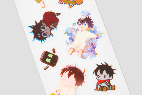 On the Way to Meet Mom Transparent Stickers