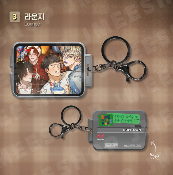 [Regular/Pre-order] [BOM sweet HOME] Camcorder Keyring