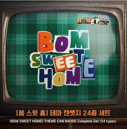 [BOM sweet HOME] Theme Can Badge Complete Set