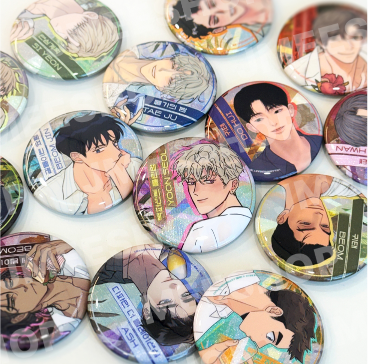 [Man Of Pleasure] Theme Can Badge Complete Set