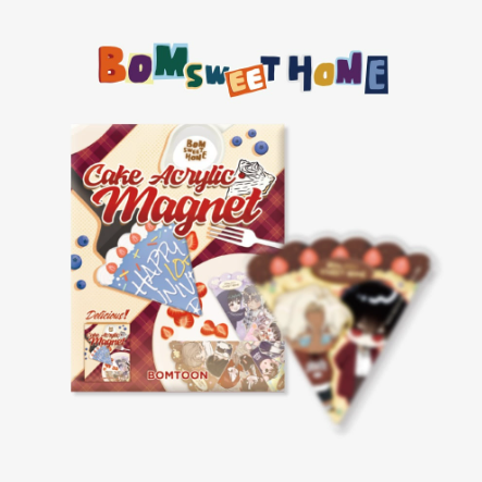 [Regular/Pre-order] [BOM sweet HOME] Cake Acrylic Magnet