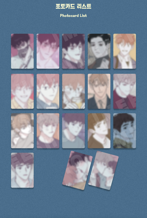 [Regular/Pre-order] Mr. 100% Perfect! Collection Photo cards