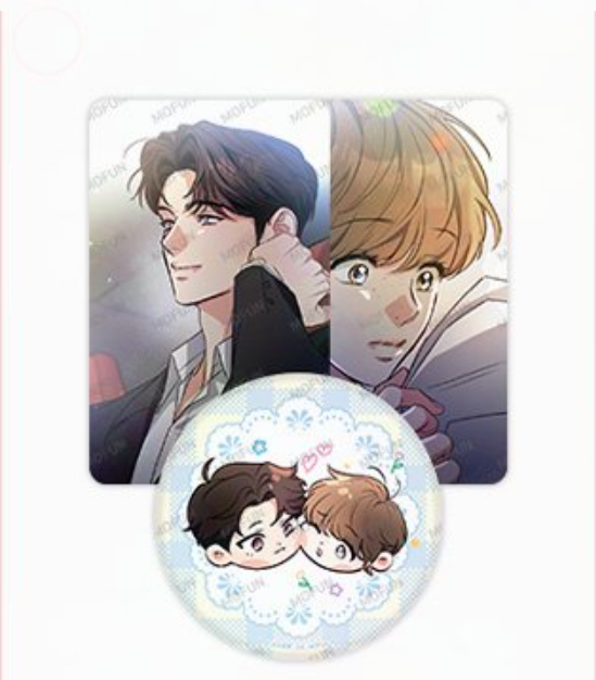 [Pre-order] Love History Caused By Willful Negligence Mirror Button Set