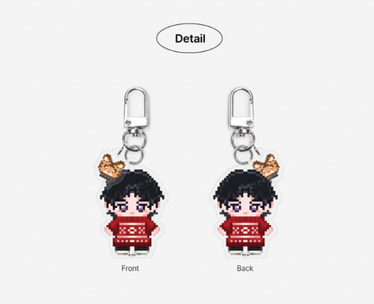 In Your Wake Pixel Acrylic Keychain