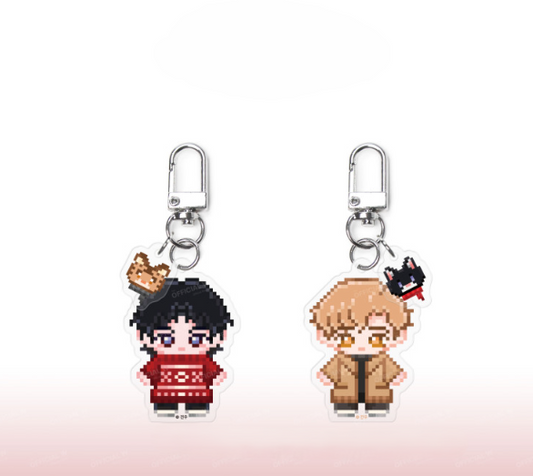 In Your Wake Pixel Acrylic Keychain