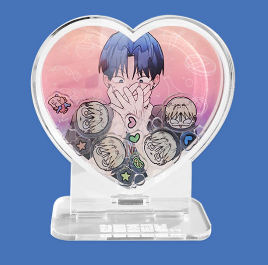 One-Room TA Heart Shaker Acrylic