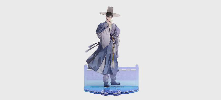 [Pre-order] Romantic Flower Silk Single Item:  Acrylic Stand