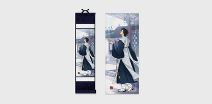 [Pre-order] Romantic Flower Silk Single Item:  Wall Scroll